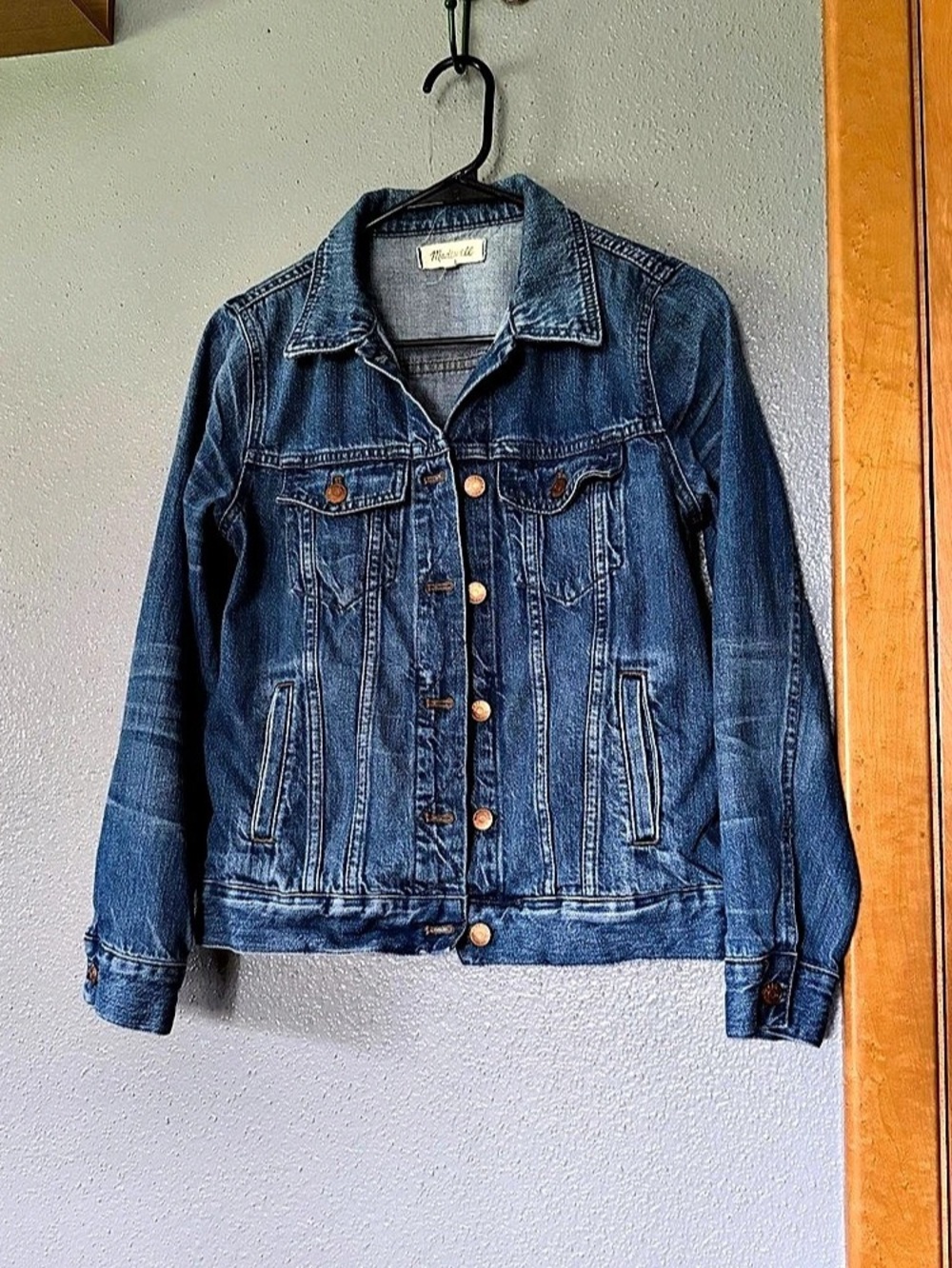 Madewell The Denim Jacket Denim Jean Jacket in Blue Medium